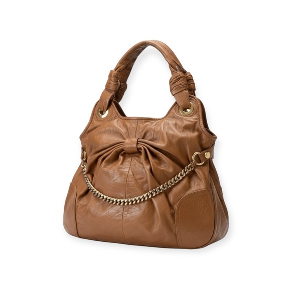 Gustto ❤︎ Oreillo Cokera Leather Bag Handbag ❤︎ Caramel + Gold Chain ❤︎ Blogger - Picture 15 of 16